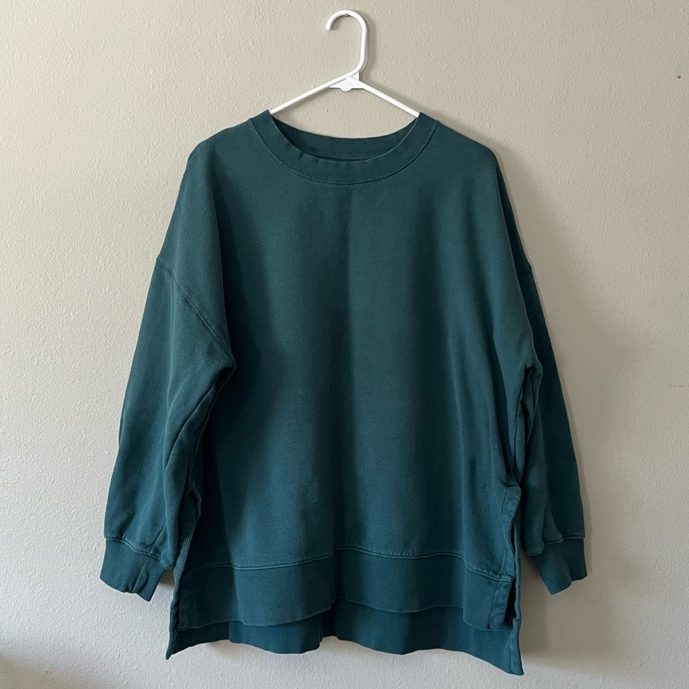 Old Navy Green Sweater Tunic Length Size Large